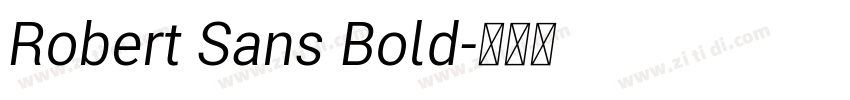 Robert Sans Bold字体转换